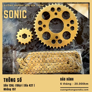NHÔNG SÊN DĨA SONIC VÀNG