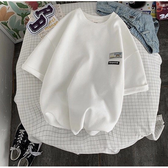 Áo Thun Nam Nữ Tổ Ong Logo Dày Mịn Thoáng Mát Thiết Kế Thời Trang Kiểu Dáng Năng Động Trẻ Trung