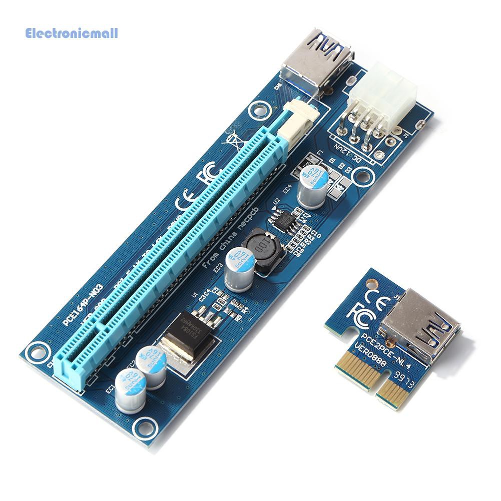 Thiết Bị Chuyển Đổi Pci Express 1x Sang 16x 6 Pin Pci-E Power | BigBuy360 - bigbuy360.vn