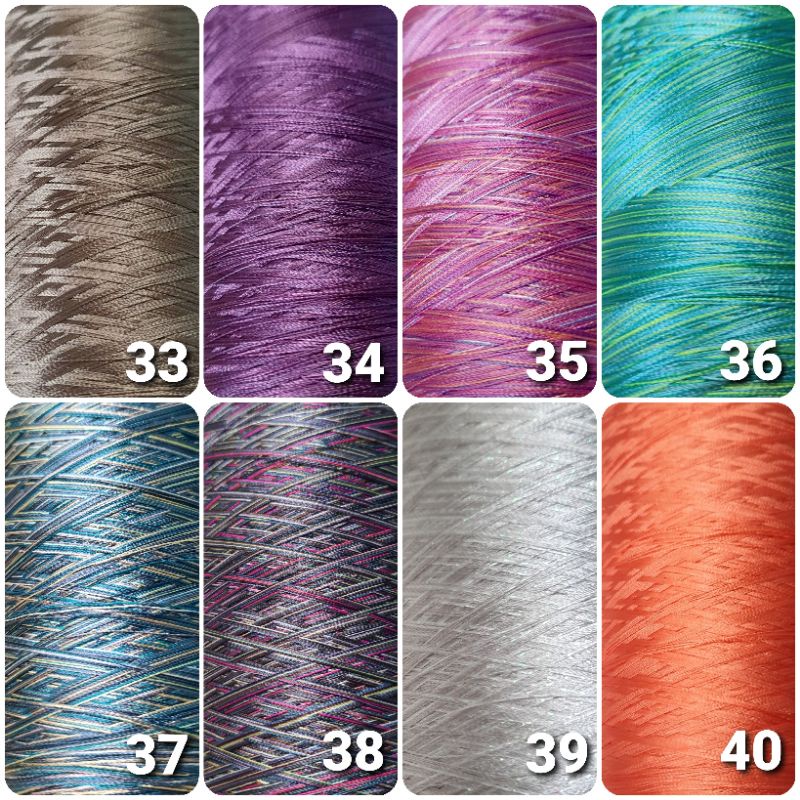 Set cuộn Sợi rayon chập ~ 0.8mm