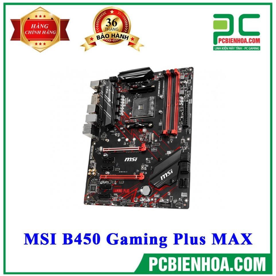 Bo mạch chủ MSI B450 GAMING PLUS MAX TẶNG BÀN DI CHUỘT GAMING