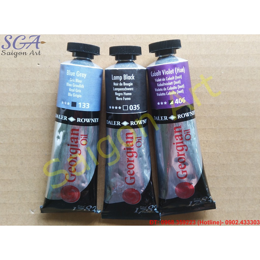 Sơn dầu Anh dòng GEORGIAN tuýp nhỏ 38ml