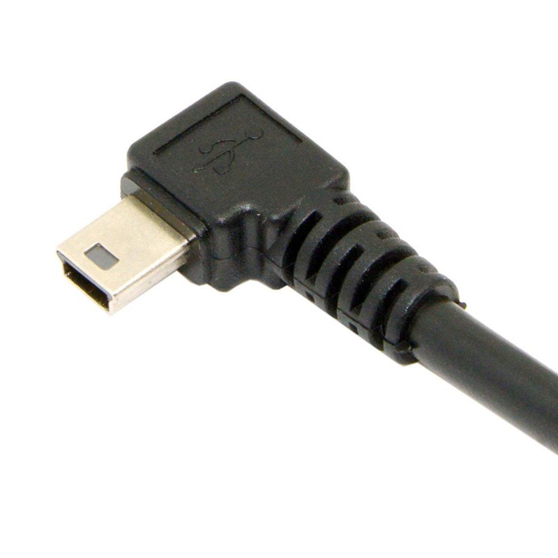 Dây cáp dữ liệu 1.8m Mini USB Type B 5 chấu đực 90 độ sang USB cái 2.0