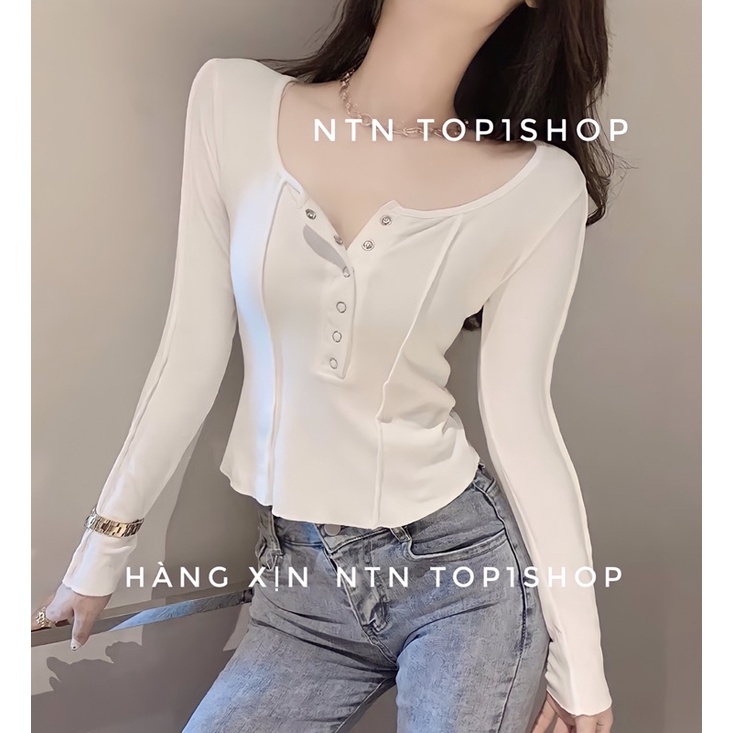[ nhập mã NTN SHOP giảm tối đa 50k đơn 600k](Hàng xịn) Áo Tay dài Nút Bấm 3 sọc Shop NTN.