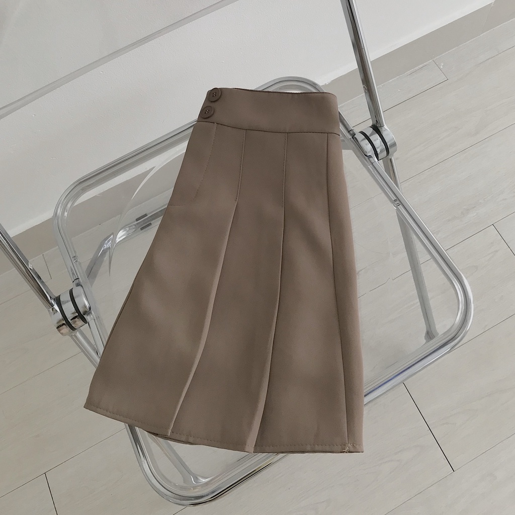 Chân Váy Xếp Ly JEM CLOSET Chất Tây Mướt 3 Màu Style Hàn Lên Form Siêu Hack Dáng NiLy 3401