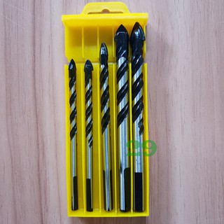 Mũi khoan đa năng  bộ 5 hộp vàng Tặng Găng Tay Bảo Hộ