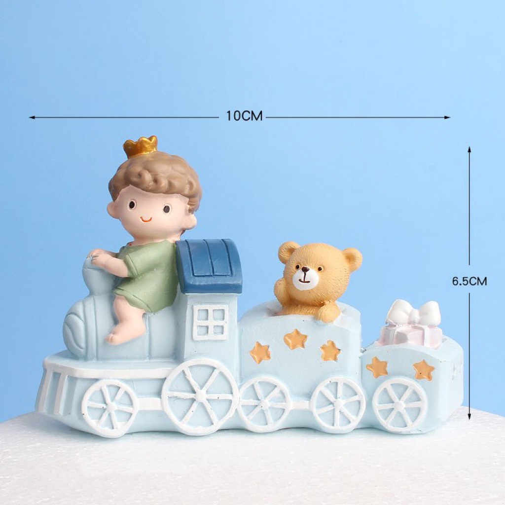 [SIÊU RẺ❤️] – Em bé lái tàu - Trang trí bánh sinh nhật bánh kem