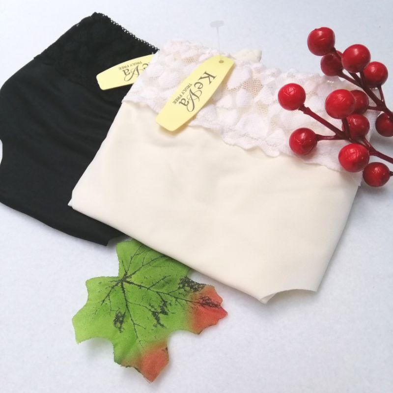 Quần Lót Nữ Su Thun Lạnh Phối Ren Cạp Cao 40kg đến 60kg | BigBuy360 - bigbuy360.vn