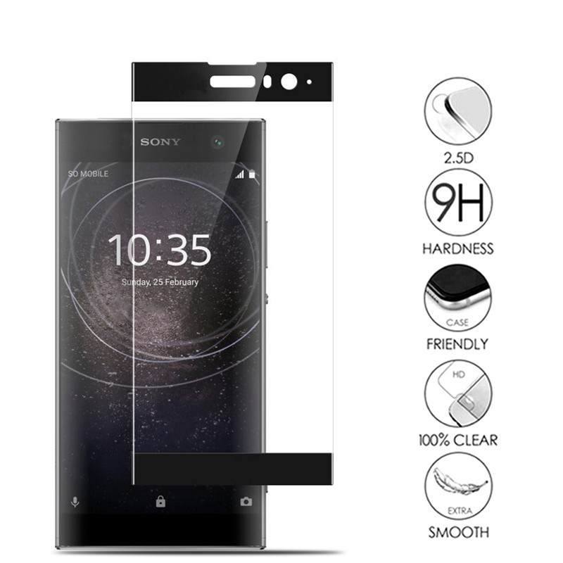 kính cường lực For Sony XA2 Ultra cường lực dán Full Screen Protector Tempered Glass Cover XA2 Glass Film