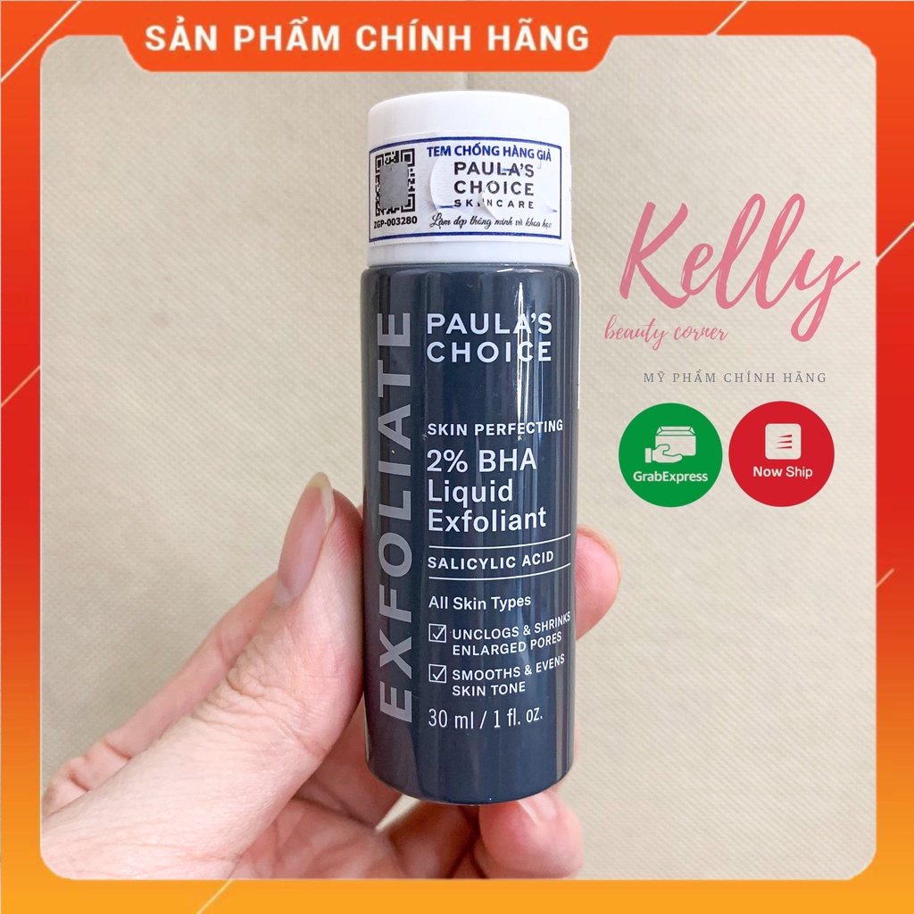 Tẩy tế bào chết hoá học Paula's Choice Skin Perfecting 2% BHA Liquid Exfoliant