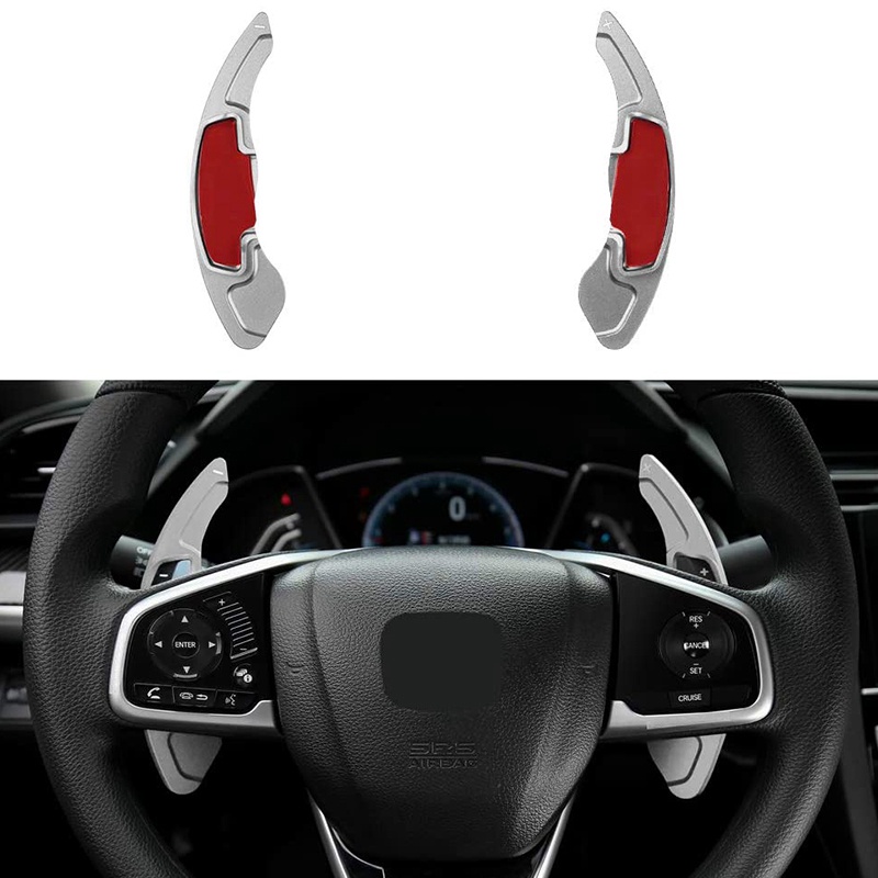 Cặp Cần Sang Số Mở Rộng Bằng Hợp Kim Nhôm Cho Honda 10Th Gen Civic Accord CR-V 2017 2018 2019 2020