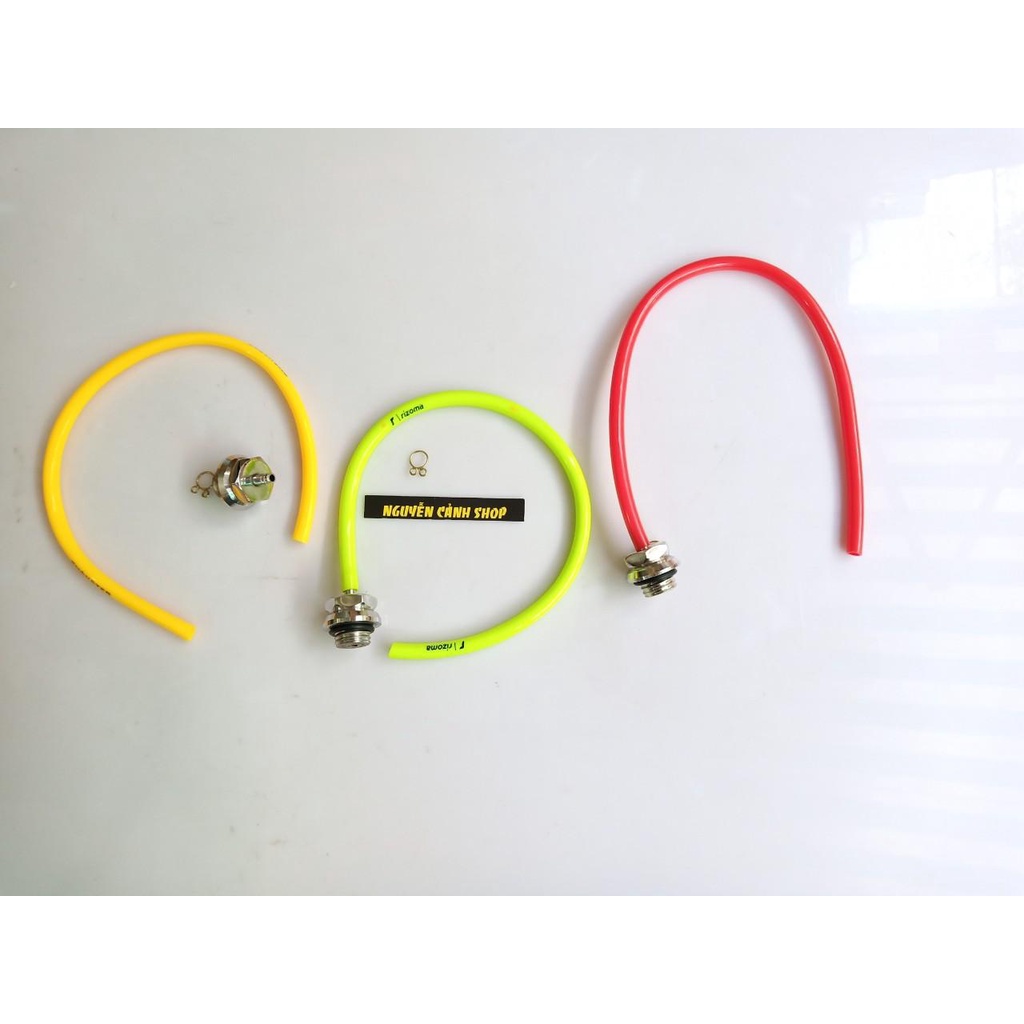 Ống thông hơi inox đủ màu gắn xe máy