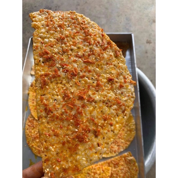 BÁNH TRÁNG DỪA NƯỚNG MẮM TÉP 10 MIẾNG BÌNH ĐỊNH