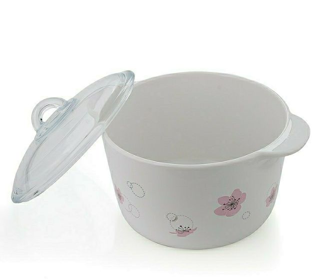 Nồi thủy tinh Luminarc Vitro Ikumi 5L size 30cm hoa văn nhập khẩu từ Pháp