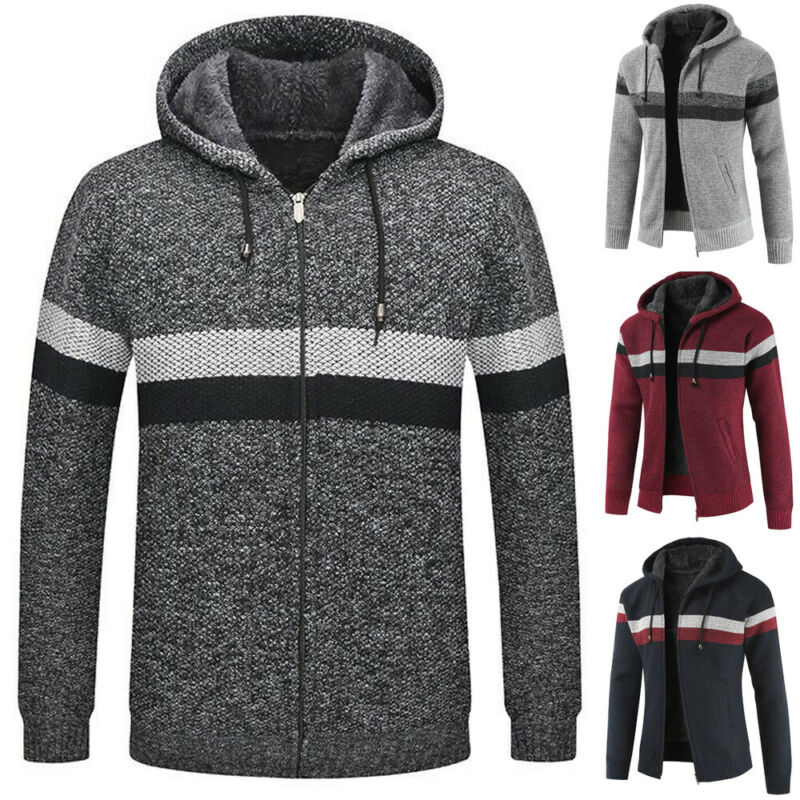 Áo Khoác Hoodie Dài Tay Giữ Ấm Cho Nam