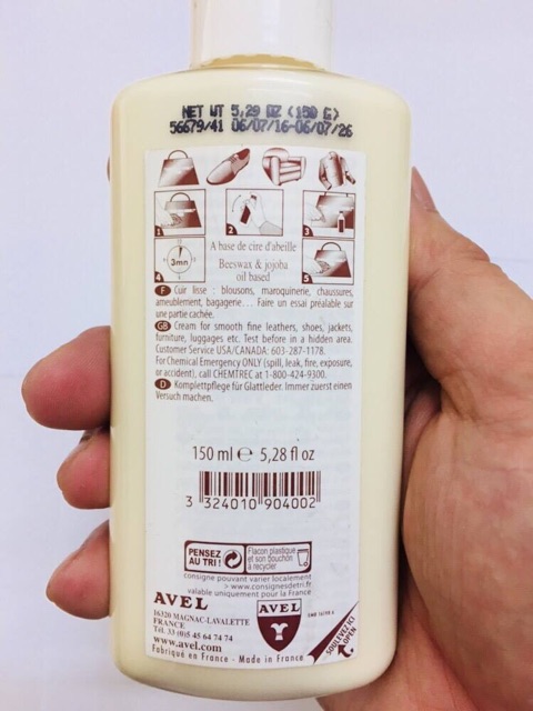 Kem làm sạch đồ da, áo da, ghế da