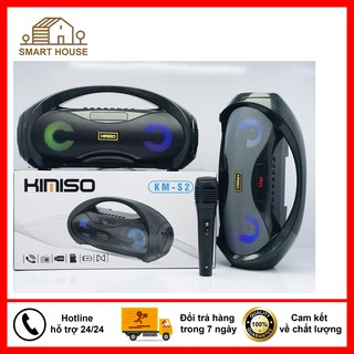 ⭐️freeship⭐️ loa bluetooth - loa bluetooth karaoke kimiso km - s2 + tặng kèm míc kareoke âm thanh cực hay