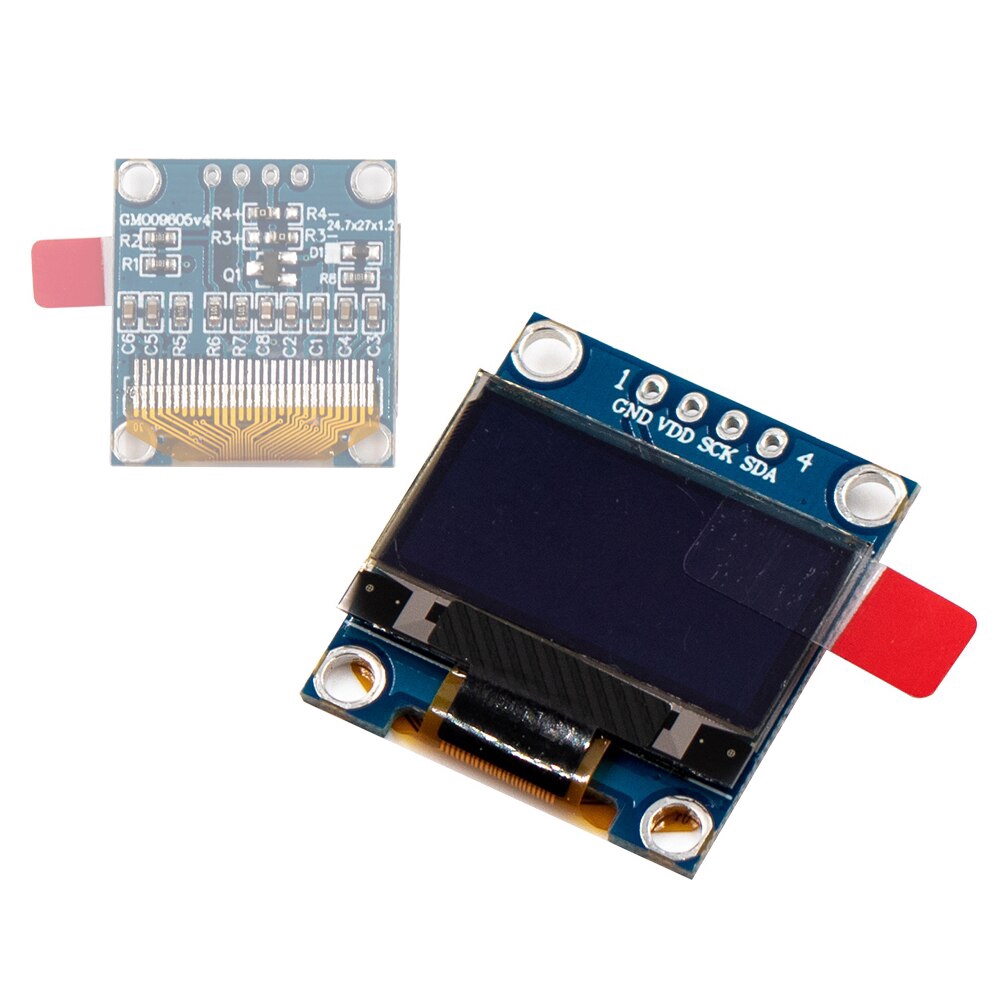 Mô đun màn hình OLED 0.91 0.96 inch 128X64 I2C SSD1306 12864 LCD bảng mạch màn hình GND VCC SCL SDA cho Arduino