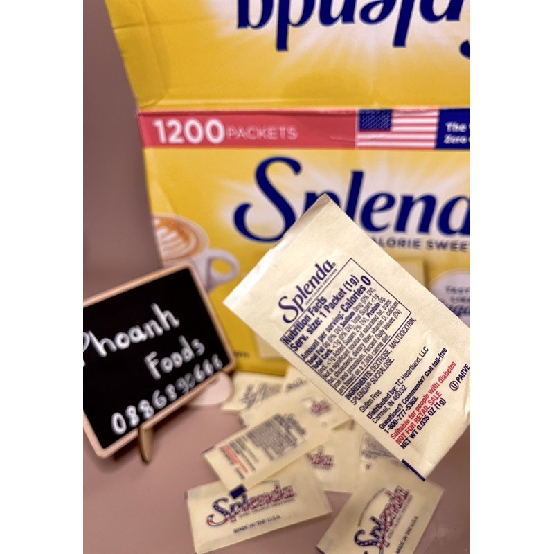 Đường ăn kiêng Splenda- đường 0 calories