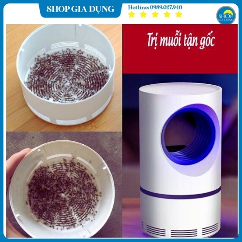 Đèn Bắt Muỗi Hình Trụ Cổng USB - Máy Bắt Muỗi Thông Minh Công Nghệ Đèn Led Giúp Giấc Ngủ Bạn Được Sâu Hơn Và An Toàn