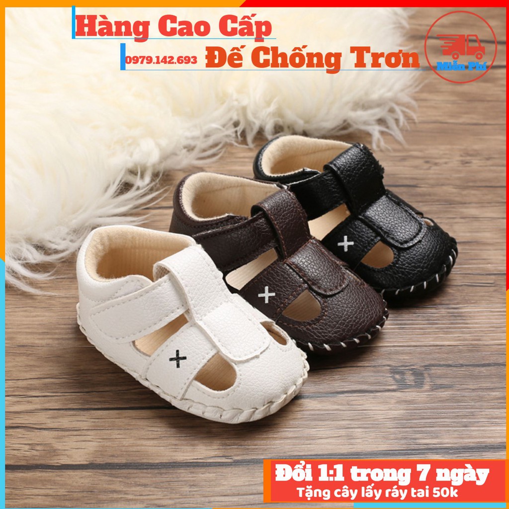 Giày Tâp Đi Cho Bé, Giày tập đi có đế mềm mại, chống trơn trượt, thiết kế bắt mắt dễ thương cho bé từ 0-18 tháng