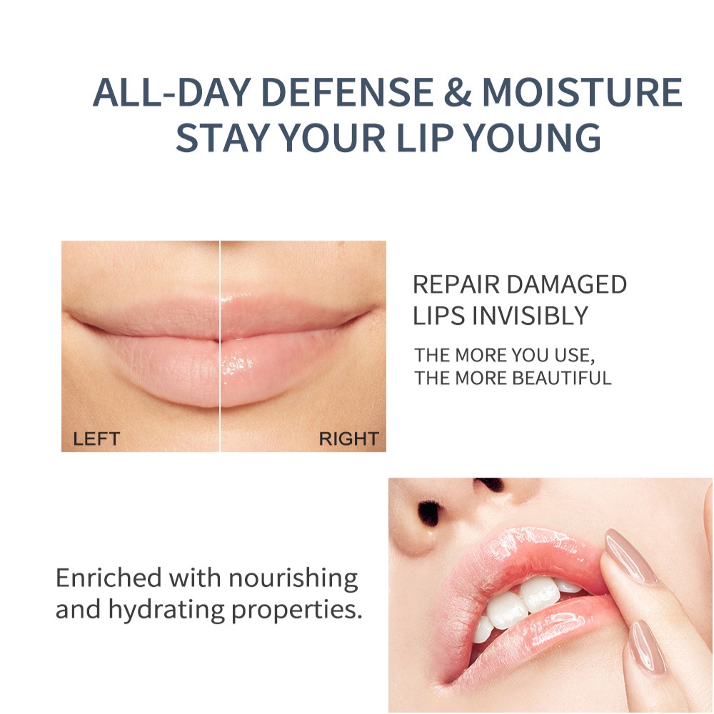 [Hàng mới về] Son bóng HANDAIYAN đá pha lê có đầu bi lăn dưỡng ẩm cho đôi môi