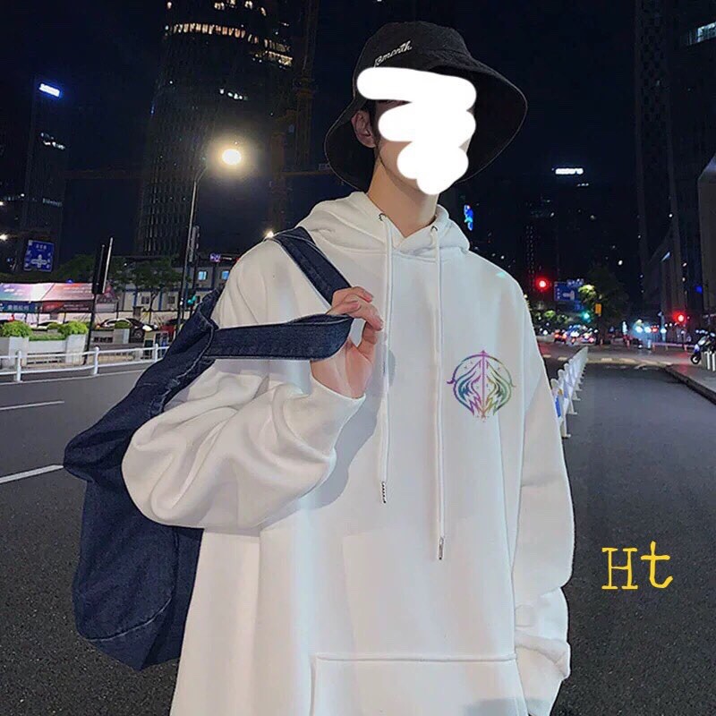 áo hoodie nỉ bông phản quang 7 màu cung nhân mã, cung tên in 2 mặt