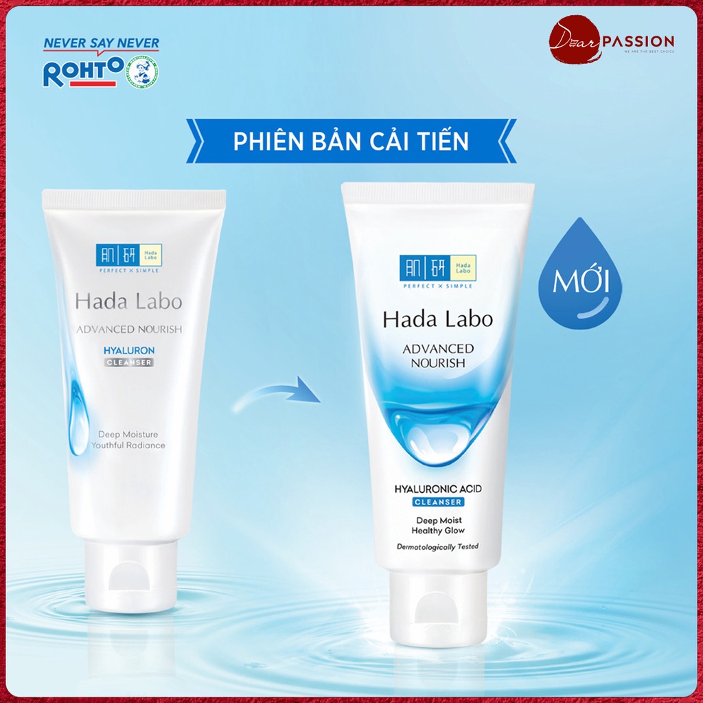 Sữa Rửa Mặt HADA LABO Dưỡng Ẩm, Dưỡng Trắng, Chống Lão Hóa, Làm Dịu Da - Trắng, Xanh, Đỏ 80g