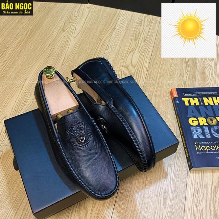 🦁🐃 Giày Mọi Nam ⚡️ Giày Lười Nam Da Bò Mềm Cao Cấp 🎁 Đế Cao Su Đúc Nguyên Khối 🎁 Hàng Xuất Dư ⚡️ Mã M1611 🦁🐃