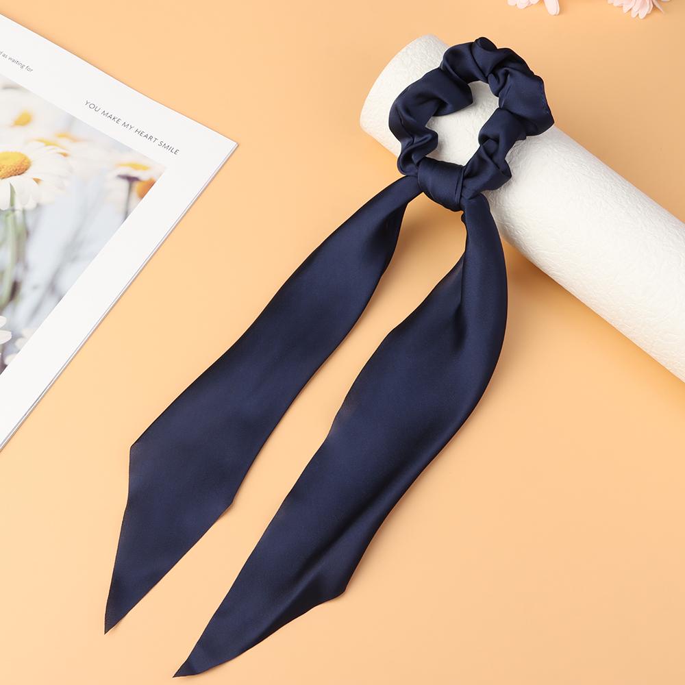 Dây Buộc Tóc Vải Lụa Thắt Nơ Phong Cách Bohemian Thời Trang