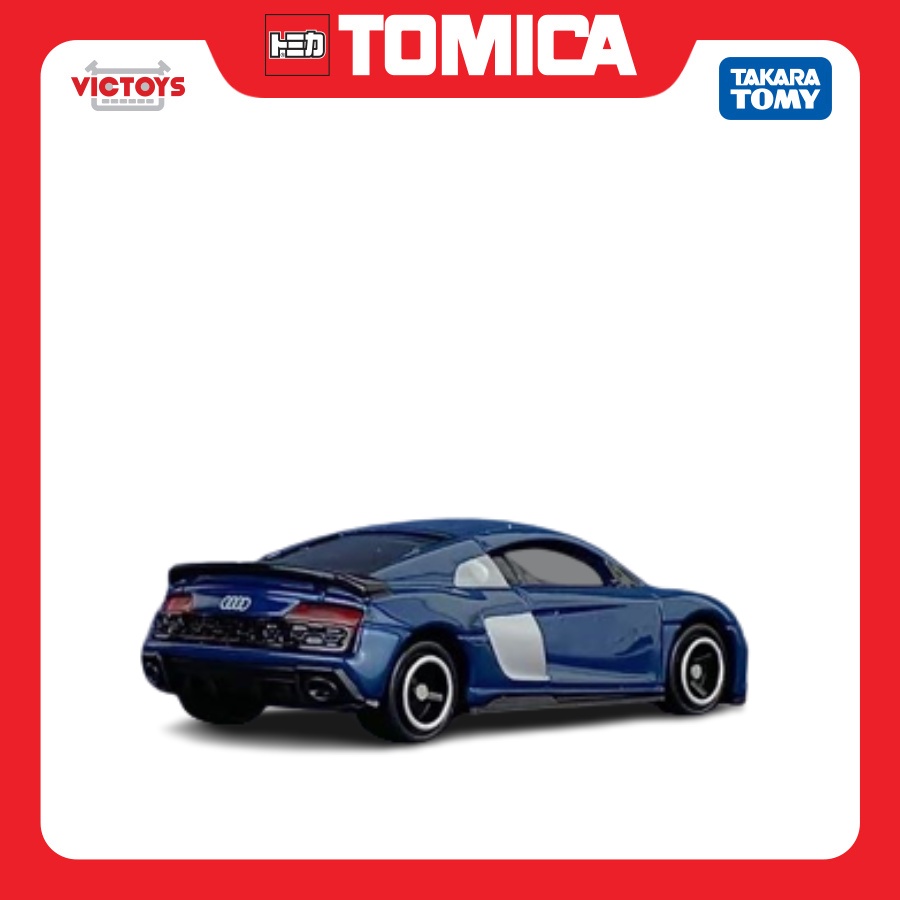 Xe mô hình Tomica No.38 Audi R8 Coupe 158660 Fullbox Chính Hãng Takara Tomy - Victoys