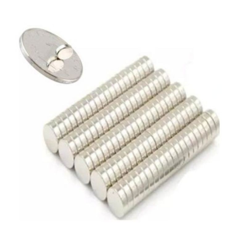 1 viên nam châm đất hiếm KT 12x4mm, nam châm tròn