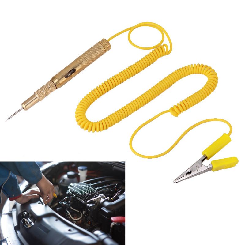 Bút Thử Điện cảm ứng phù hợp cho ô tô, xe máy, xe tải 6V, 12V, 24V tặng kèm bóng thay thế