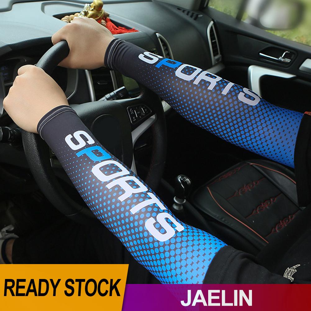 Jae❤1 Cặp Găng Tay Chống Nắng Unisex Cho Hoạt Động Thể Thao Ngoài Trời