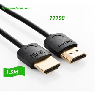 Cáp hdmi 1,5m siêu mỏng chính hãng ugreen 11198