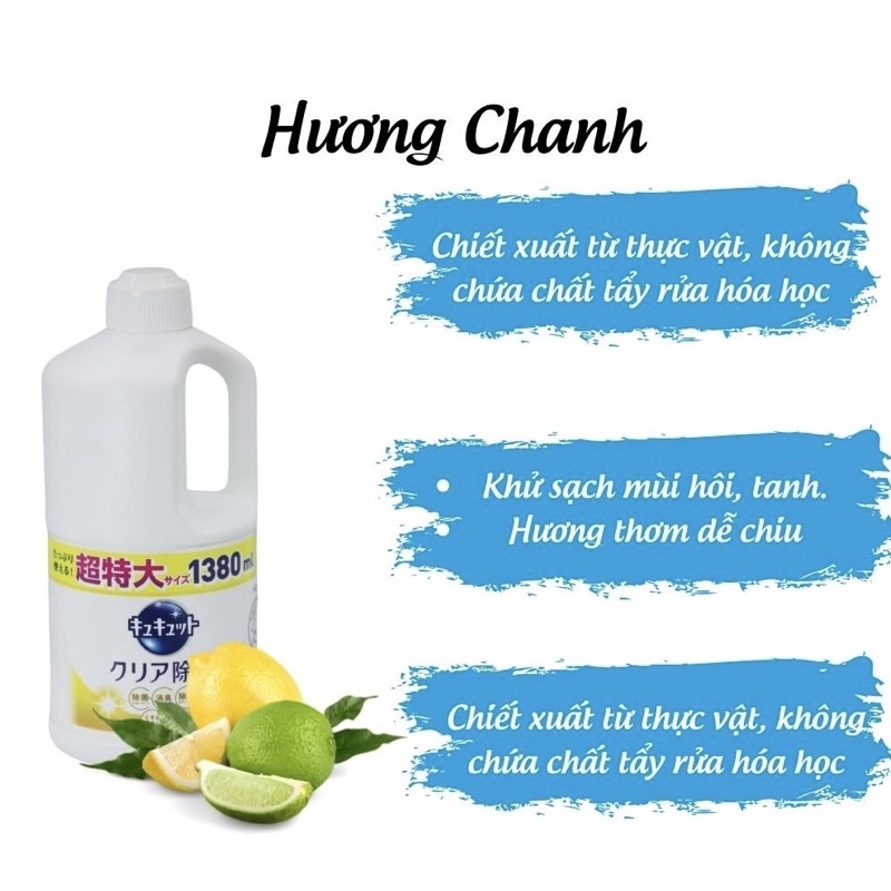 Nước rửa chén bát Kao hàng nội địa Nhật
