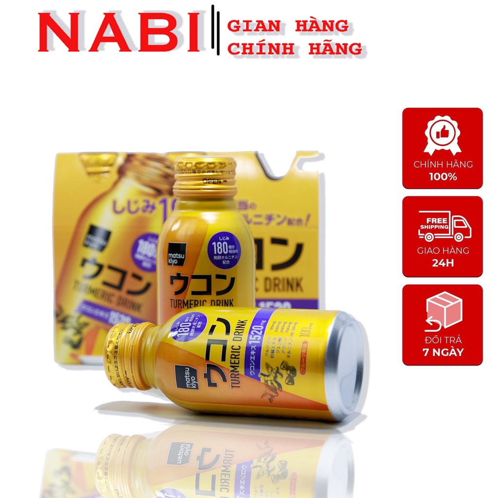 Nước Uống Tinh Chất Nghệ Nước Nano Nhật Bản Giúp Đẹp Da Cân Bằng Nột Tiết