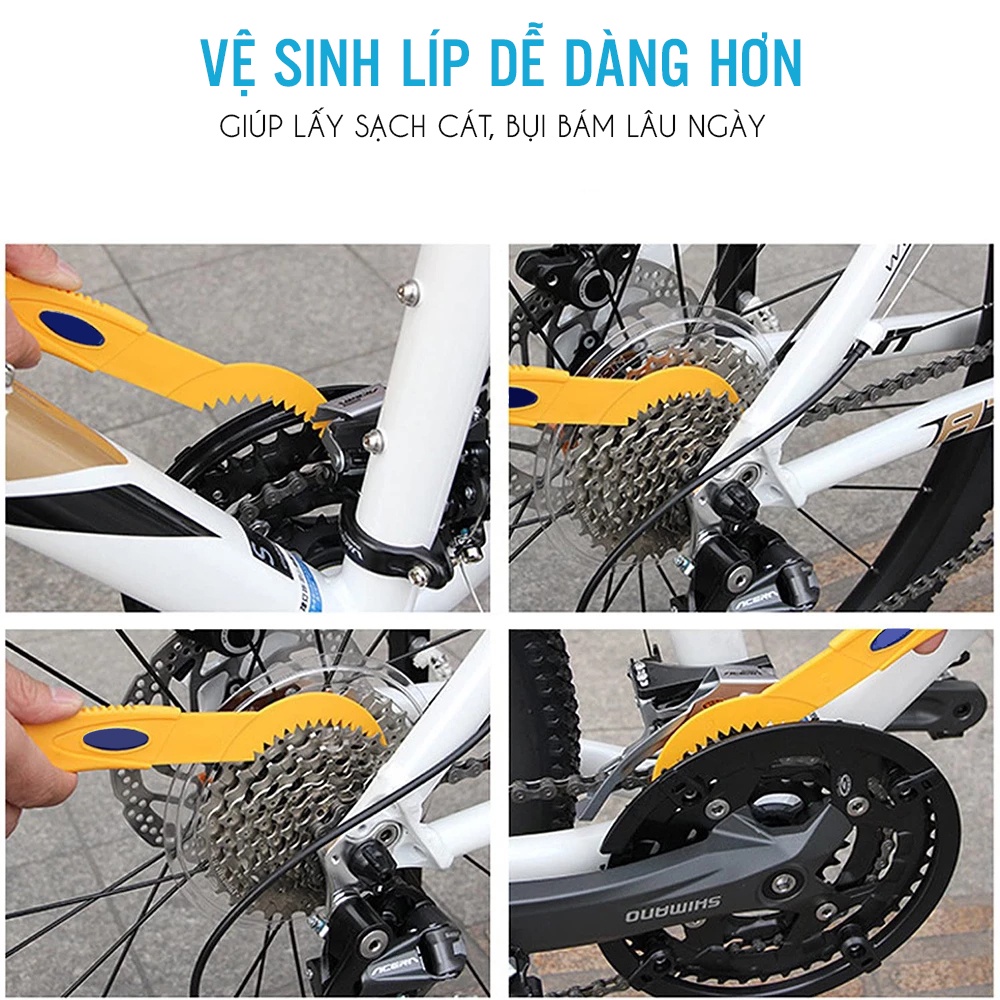 [HCM]Bộ vệ sinh xe đạp - xe máy đa năng 7 món cụ rửa xe-【SK-ZXC7JT】