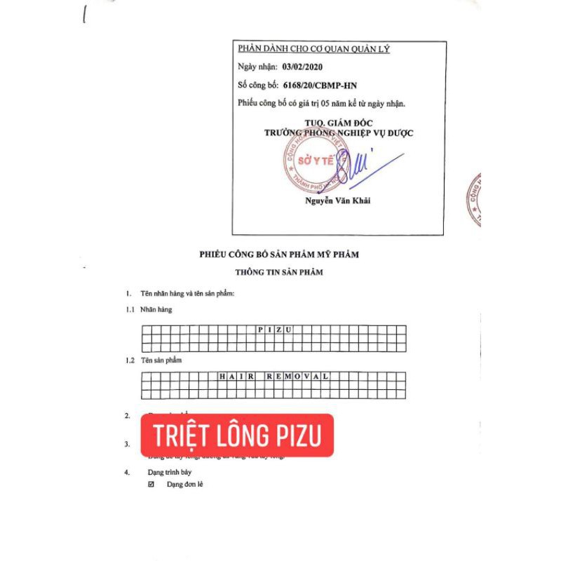 [HÀNG CHÍNH HÃNG] Combo kem triệt lông PIZU gồm kem triệt và ức chế mọc lông