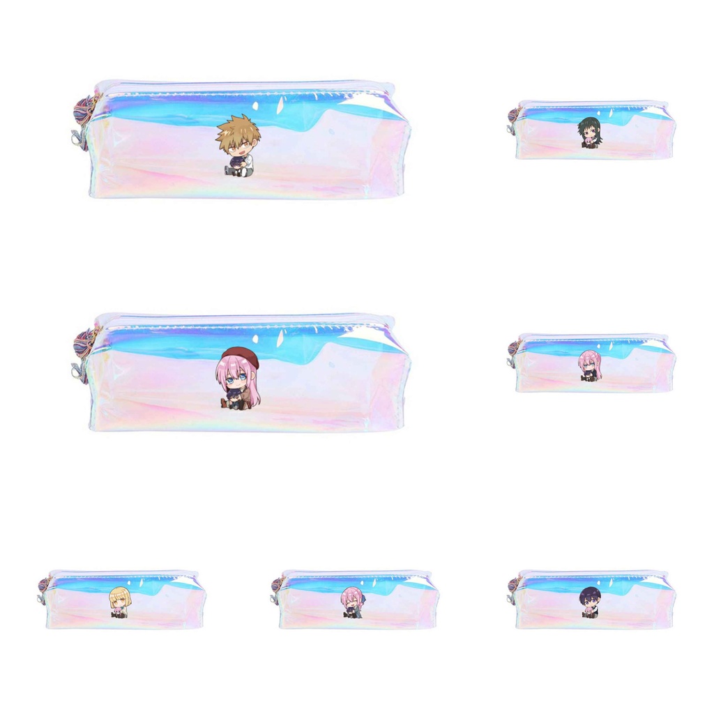 Hộp bút hologram IN HÌNH Shikimori-san Bạn gái tôi không chỉ dễ thương bóp viết đựng bút đồ dùng học tập anime chibi