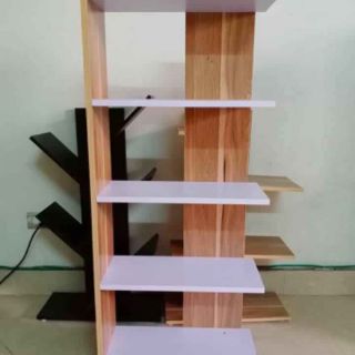 Kệ gỗ 5 tầng góc tường