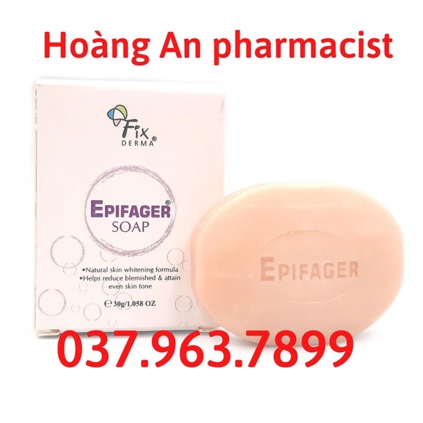 Epifager Soap 75g Xà Phòng Trắng Sáng Da Mờ Thâm Fixderma chính hãng