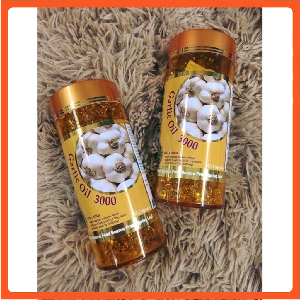 Tinh dầu tỏi Garlic Oil 3000mg Spring Leaf 365 viên của Úc