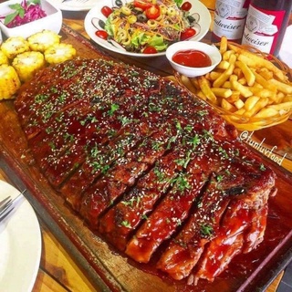 Sườn Nướng BBQ 1kg (Ship nhanh SG)