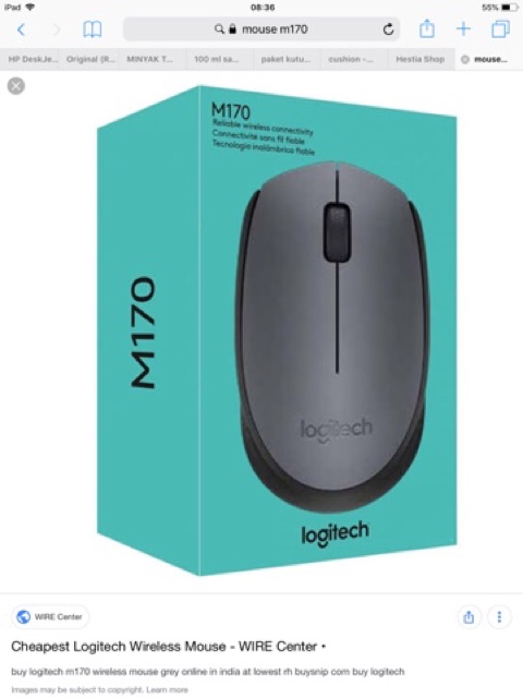 Chuột Không Dây Logitech M170 Chính Hãng 100%