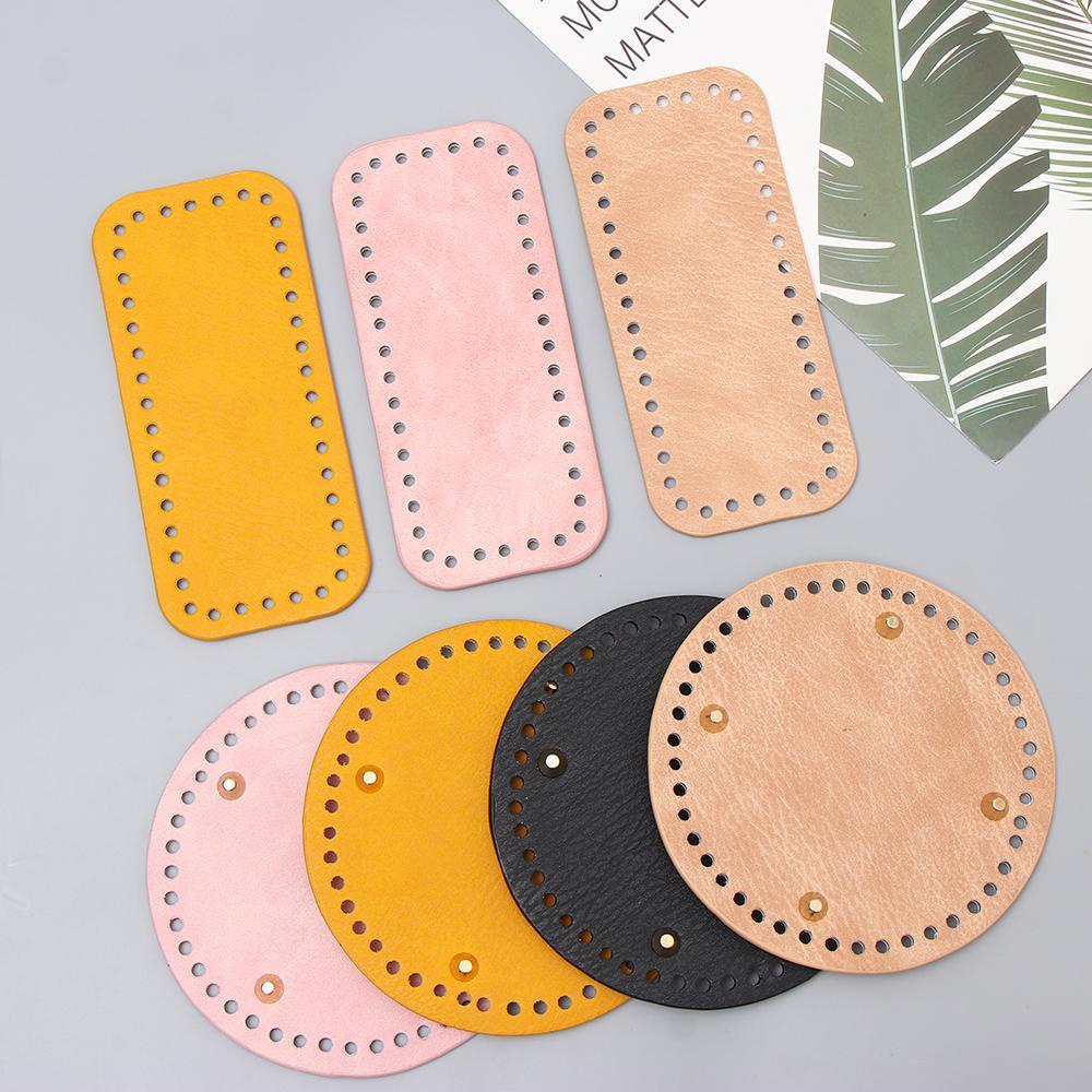 Đế Dài Bằng Da PU Đan Móc Làm Túi Xách Thủ Công