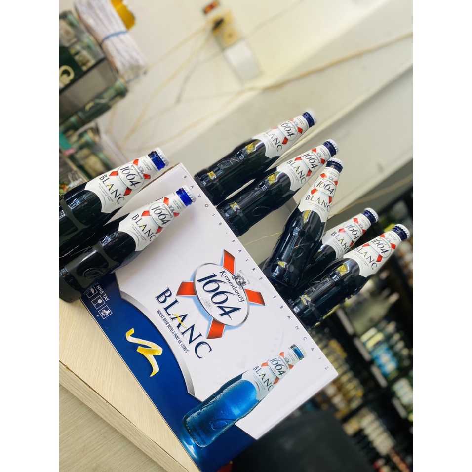 Bia 1664 Kronenbourg Blanc_24 chai_ 330ml-