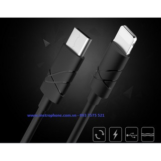 Cáp sạc USAMS - Cáp Type C sang Lightning Dài 1m