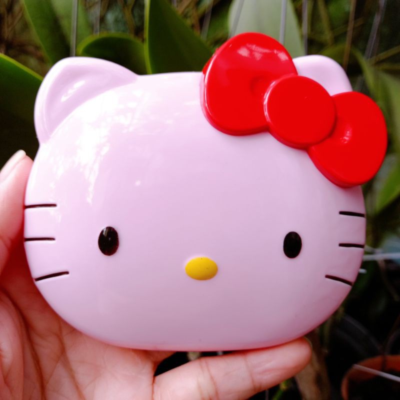 Gương mini RẺ VÔ ĐỊCH gương Hello Kitty đáng iu kèm lược