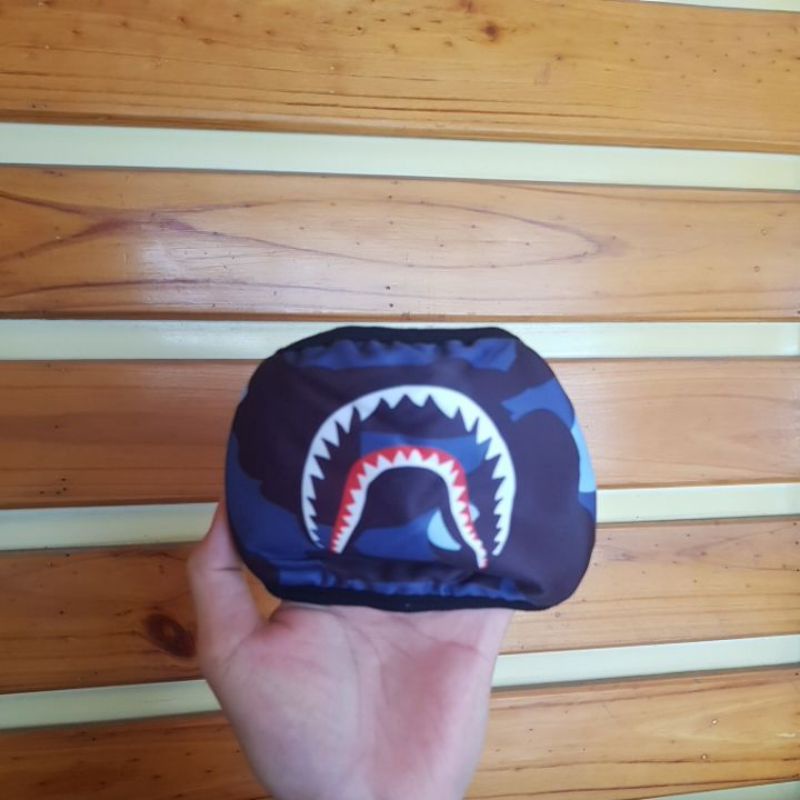 Khẩu trang Bape xanh camo